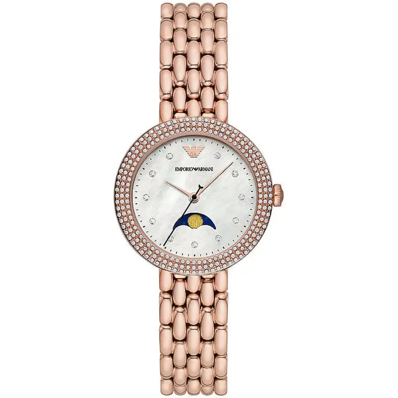 Emporio Armani Ar11462 Rose Gold Stainless Steel Women Watch 1