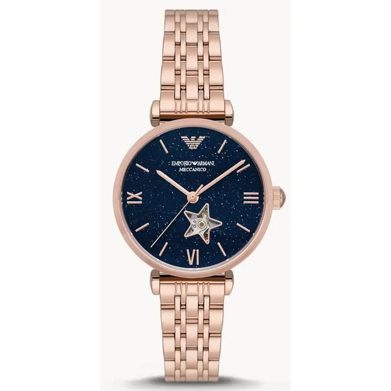 Emporio Armani Ar60043 Rose Gold Stainless Steel Ladies Watch 1