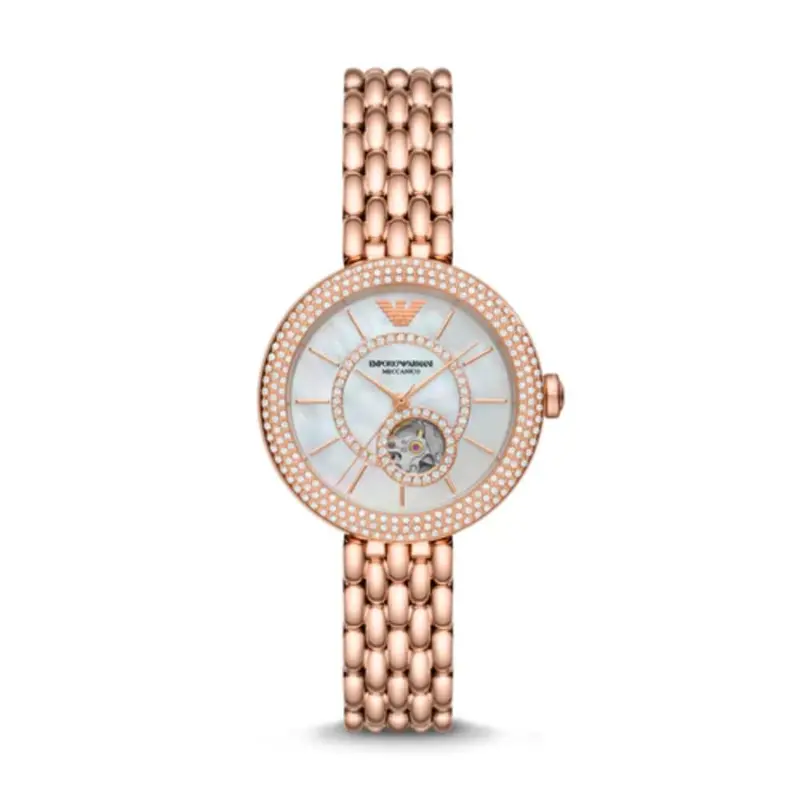 Emporio Armani Ar60065 Rosegold Stainless Steel Women Watch 1