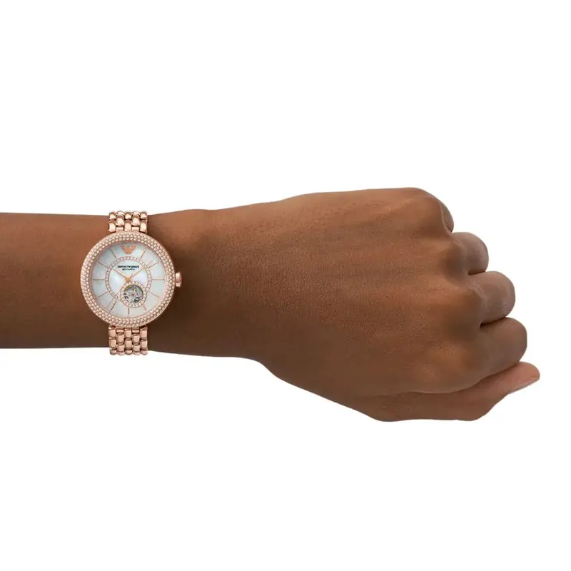 Emporio Armani Ar60065 Rosegold Stainless Steel Women Watch 2