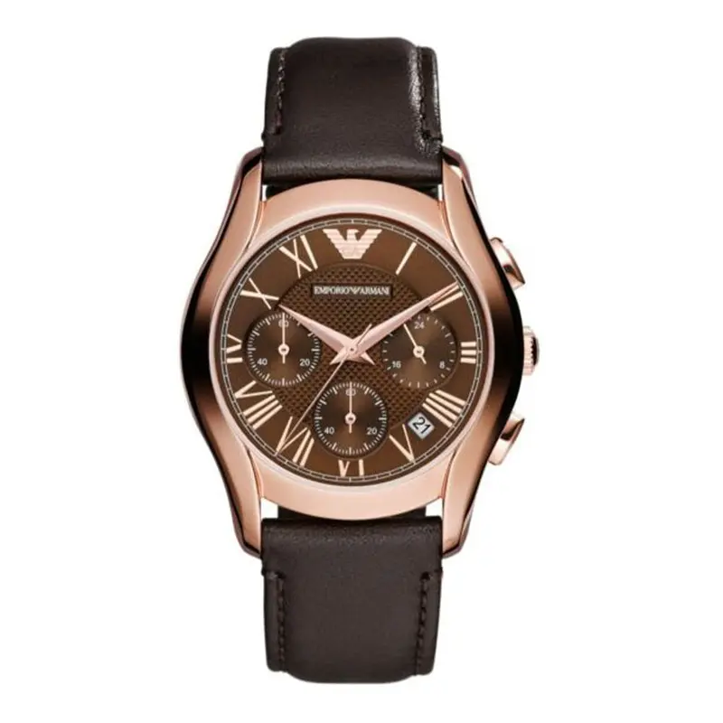 Emporio Armani Chronograph Leather Strap Ar1707 Women's Watch 1