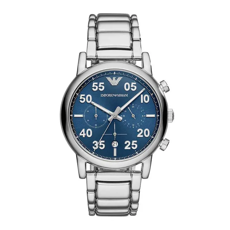 Emporio Armani Chronograph Silver Stainless Steel Ar11132 Men’S Watch 1