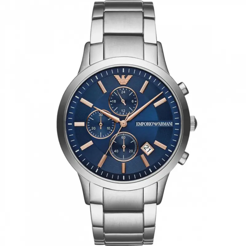 Emporio Armani Chronograph Stainless Steel Men's Watch Ar11458 1