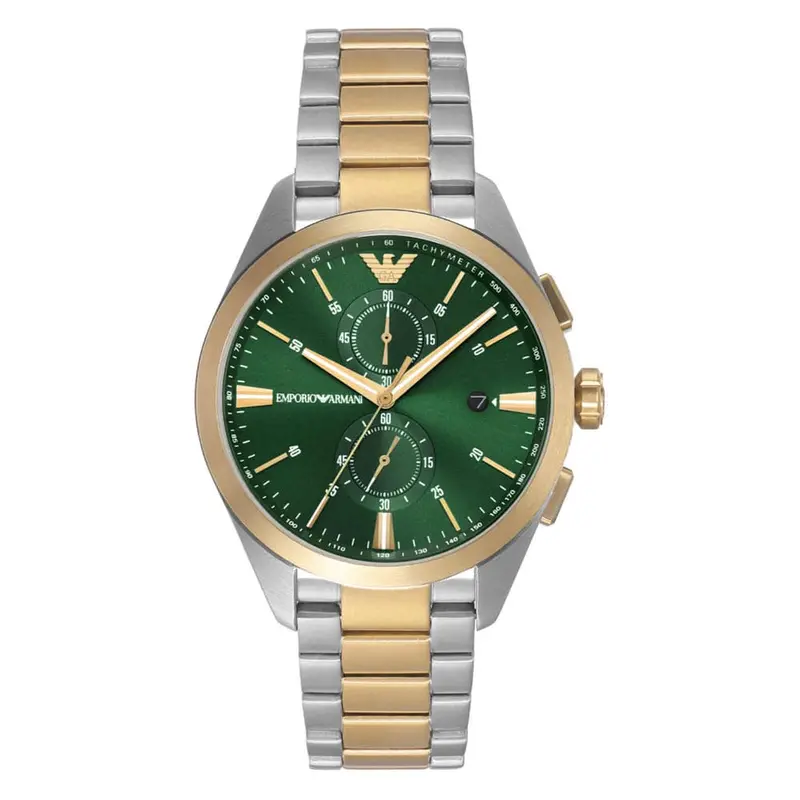 Emporio Armani Chronograph Two-Tone Stainless Steel Strap Men Watch Ar11511 1