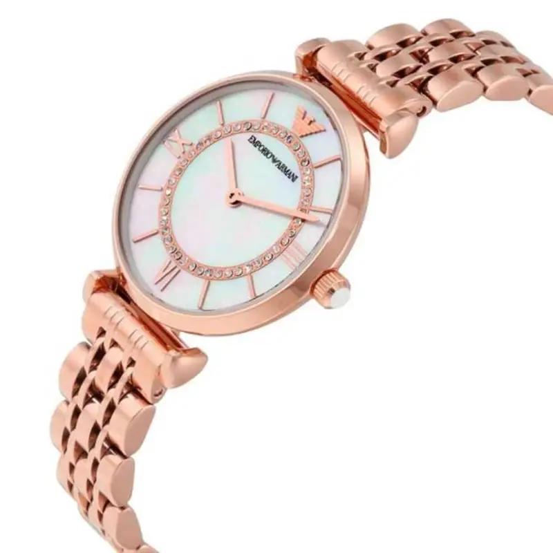 Emporio Armani Classic Rose Gold Stainless Steel Ar1909 Women’S Watch 2
