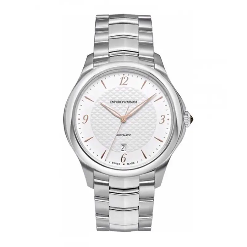 Emporio Armani Esedra Automatic Silver Stainless Steel Ars8651 Men's Watch 1