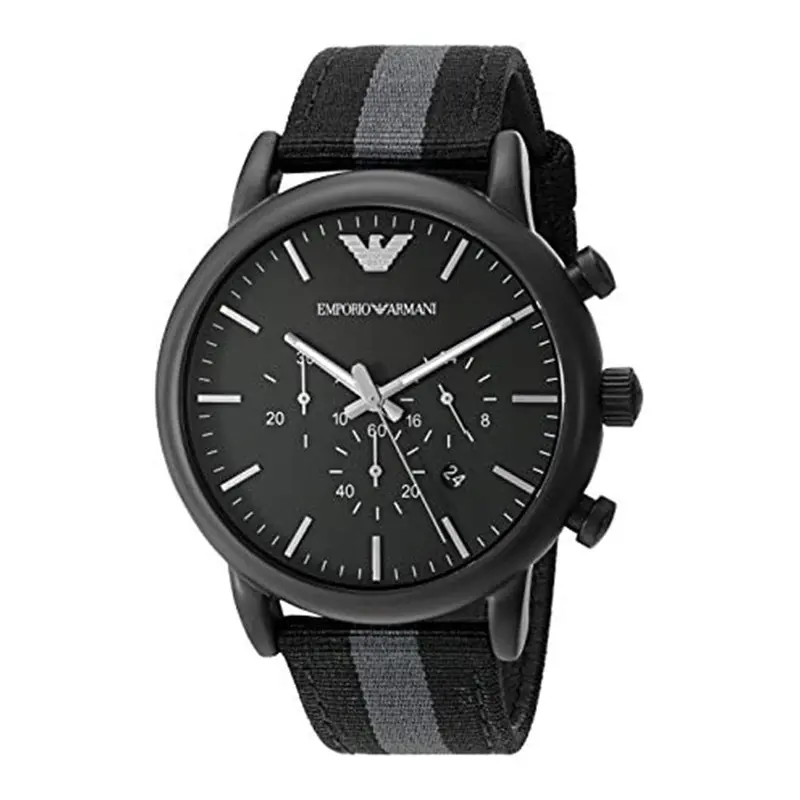 Emporio Armani Luigi Chronograph Black Mesh Strap Ar1948 Men's Watch 1