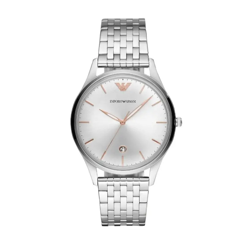Emporio Armani Men's Adriano Ar11285 Silver Stainless-Steel Quartz Dress Watch 1