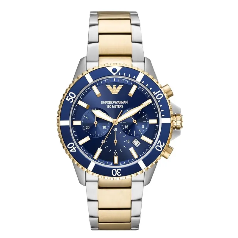 Emporio Armani Men's Chronograph Two-Tone Stainless Steel Watch Ar11362 1