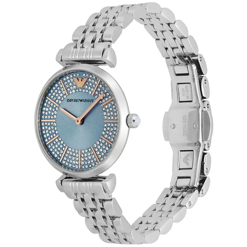 Emporio Armani Silver Stainless Steel Strap Men Watch Ar11594 2