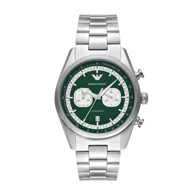 Emporio Armani Silver Stainless Steel Strap Men Watch Ar116 Series 2