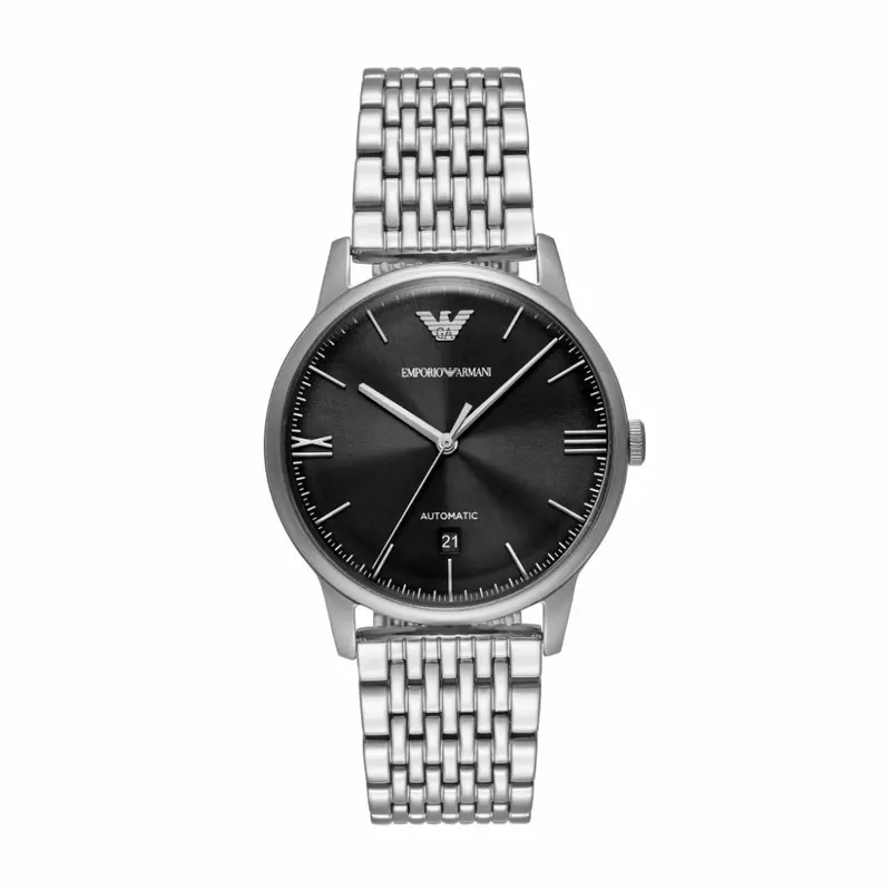 Emporio Armani Silver Stainless Steel Strap Men Watch Ar60081 1