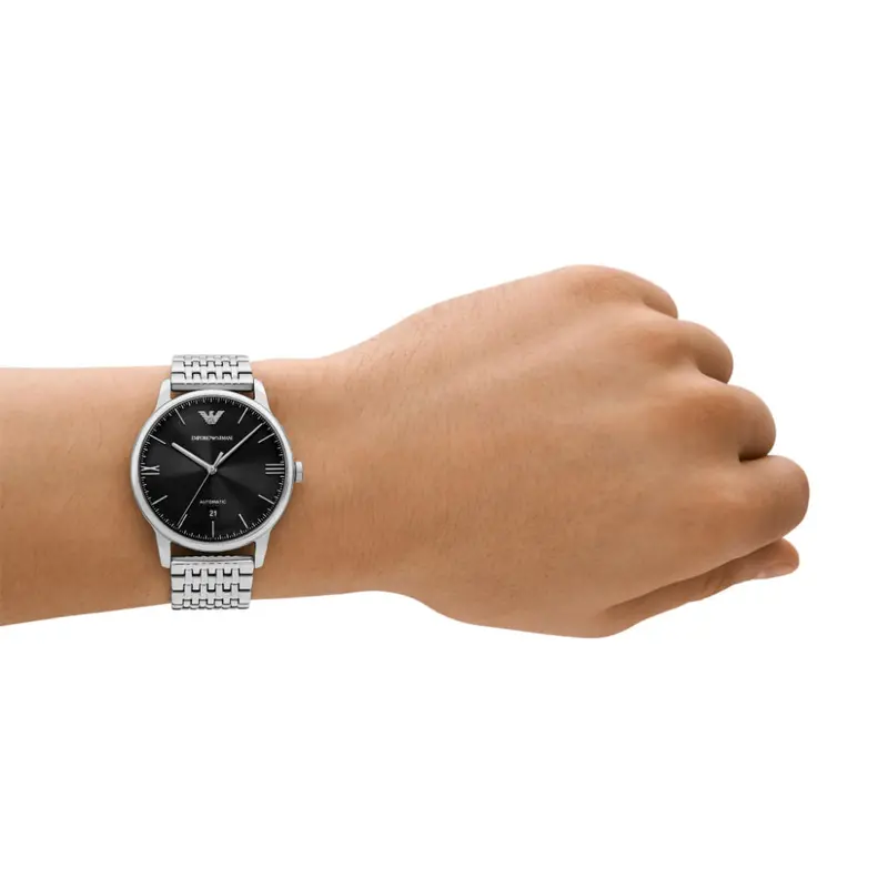 Emporio Armani Silver Stainless Steel Strap Men Watch Ar60081 2