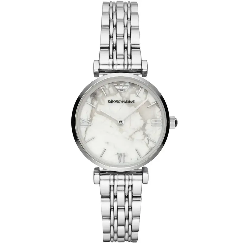 Emporio Armani Silver Women's Watch Stainless Steel Strap Ar11170p 1