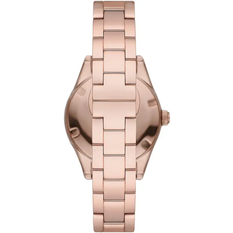 Emporio Armani Three-Hand Date Rose Gold-Tone Stainless Steel Watchar11449 2