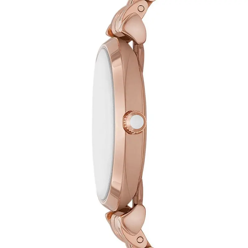 Emporio Armani Two-Hand Rose Gold-Tone Stainless Steel Women's Watch Ar11446 2