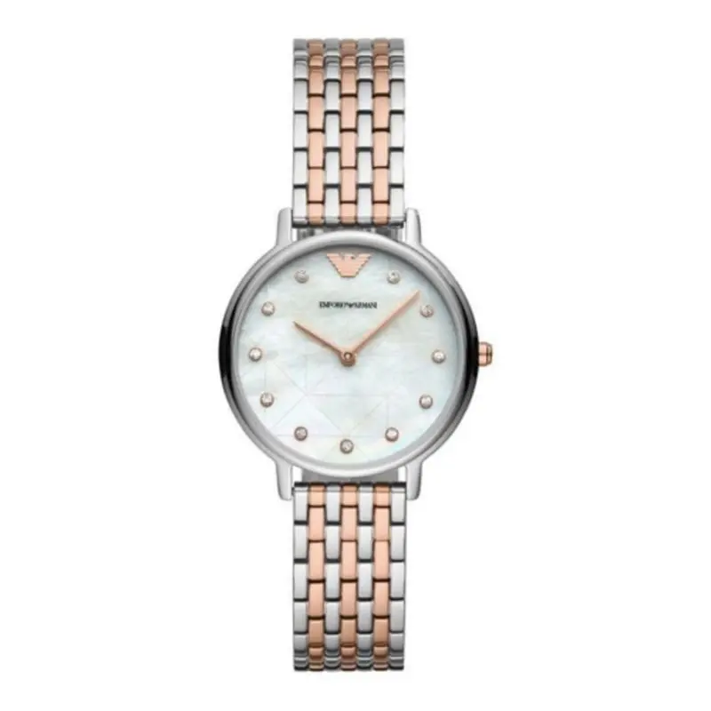 Emporio Armani Two Tone Stainless Steel Ar80019 Women's Gift Set 1