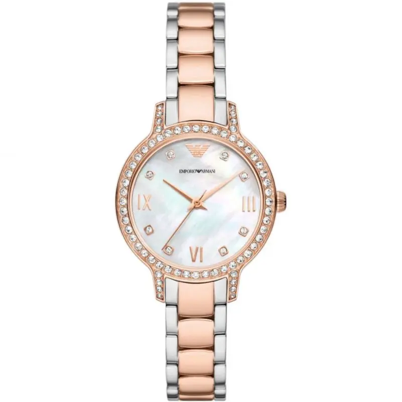 Emporio Armani Two-Tone Stainless Steel Strap Women Watch Ar11499 1