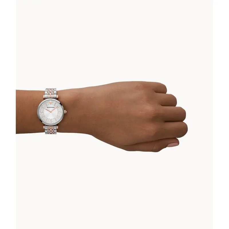 Emporio Armani Two-Tone Stainless Steel Strap Women Watch Ar11537 2