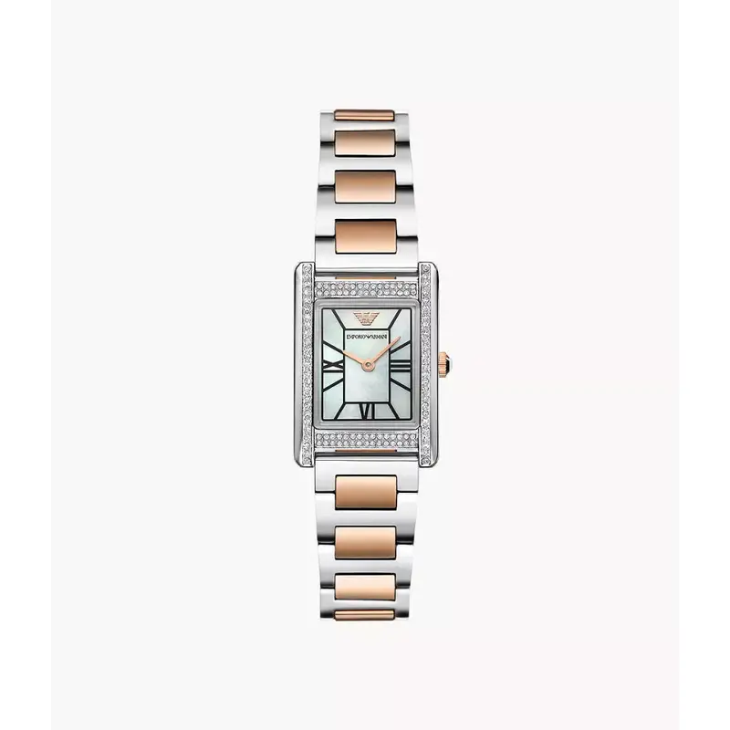 Emporio Armani Two-Tone Stainless Steel Strap Women Watch Ar11626 1
