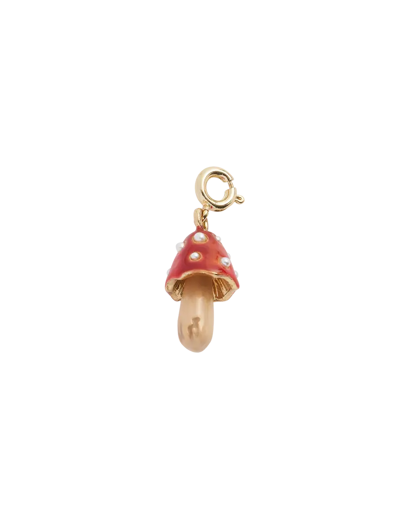 Enamel Mushroom Charm 1