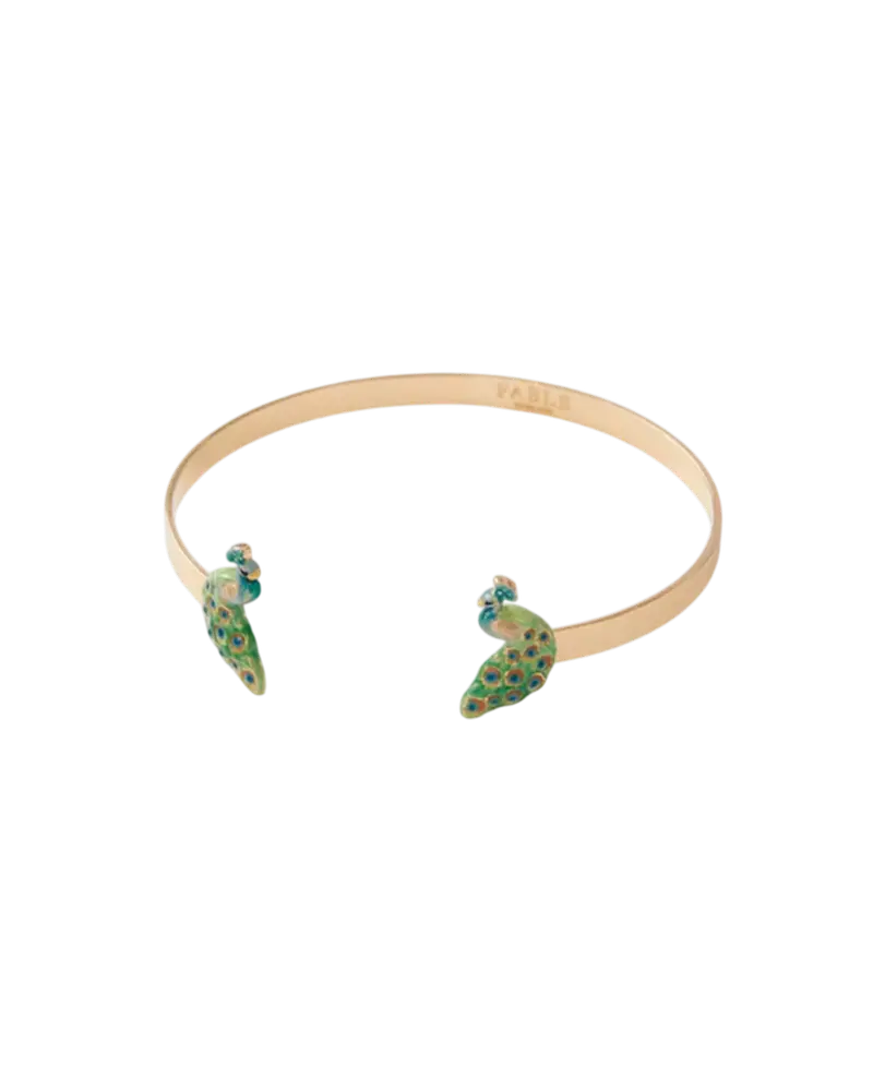 Enamel Peacock Bangle 1