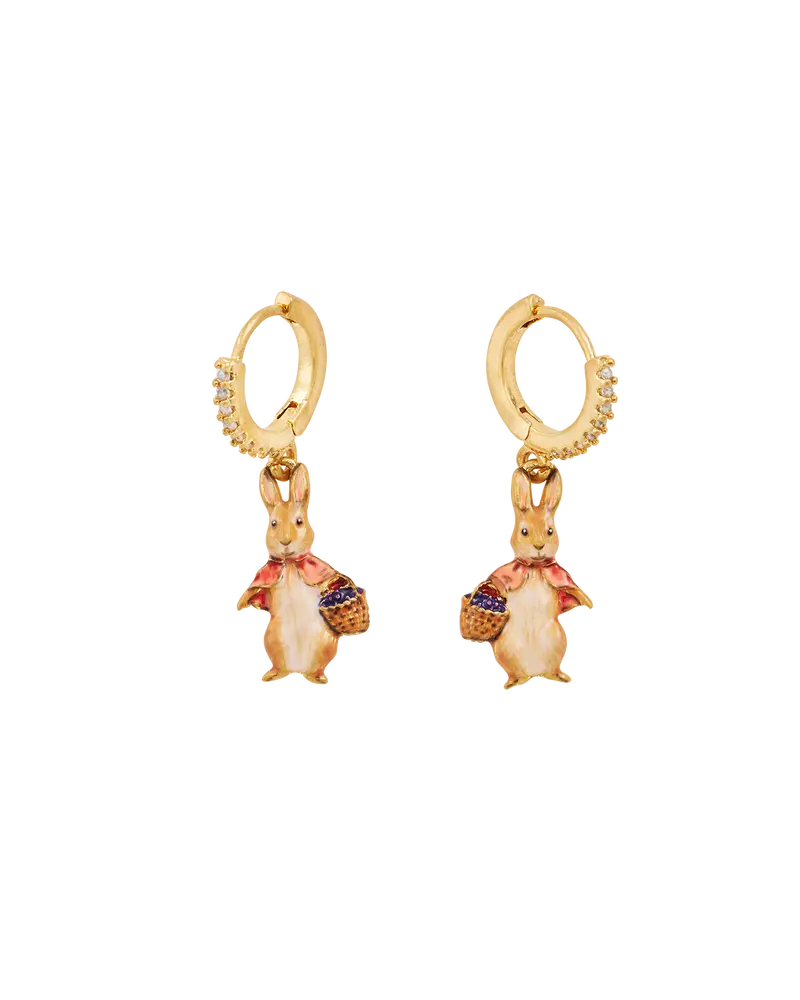 Fable England X Peter Rabbit Cotton-Tail Earrings 1