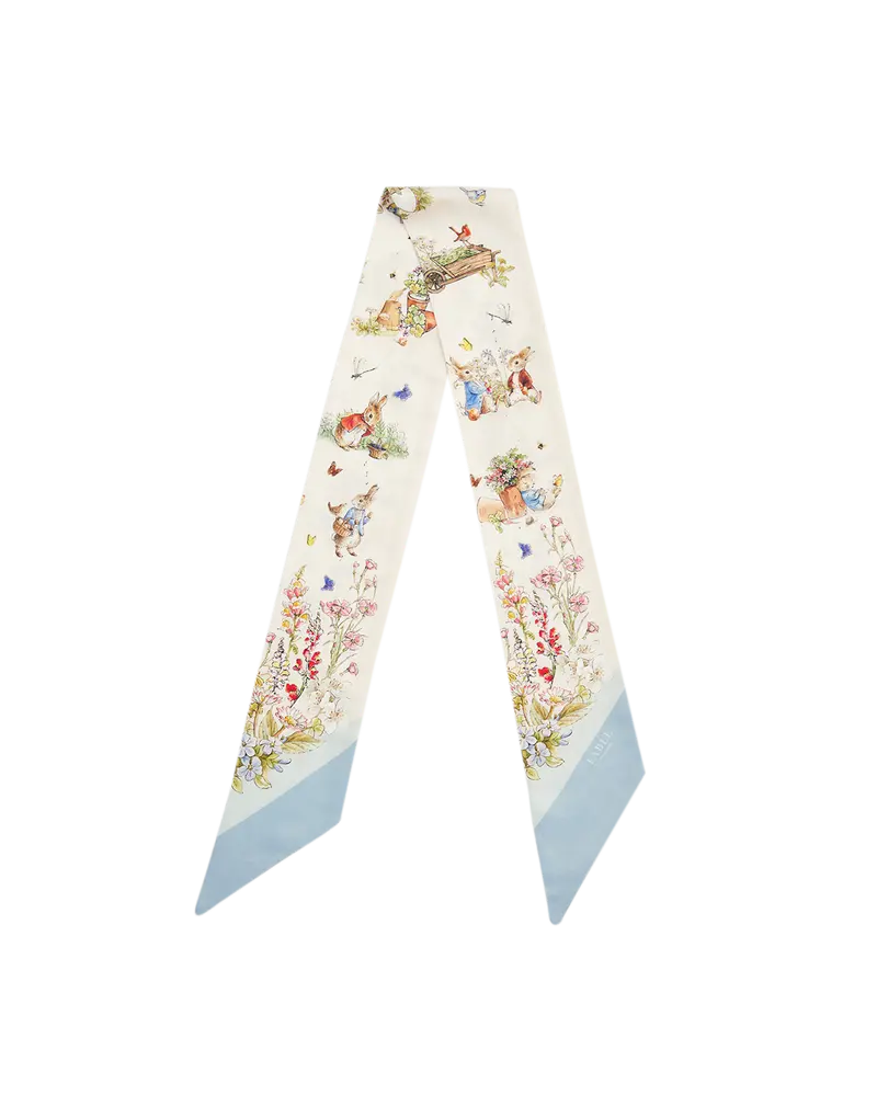 Fable England X Peter Rabbit Cream Skinny Scarf 1