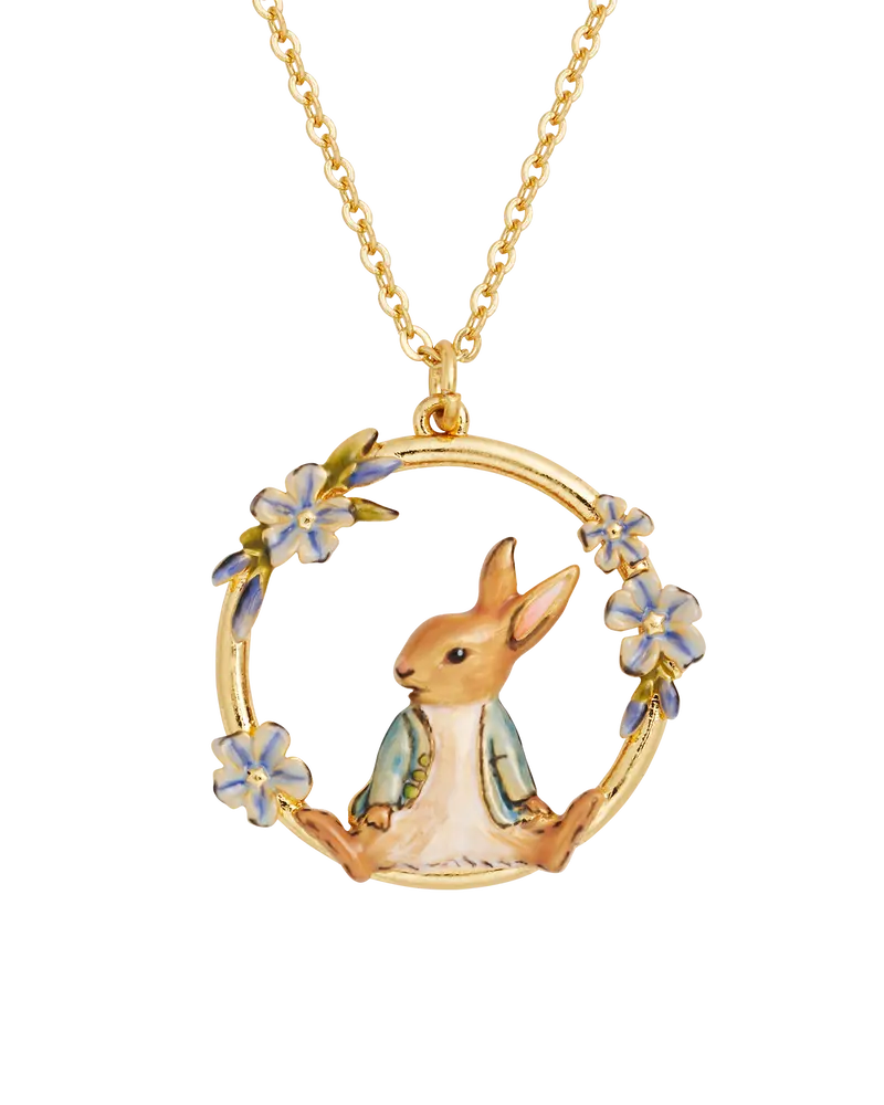 Fable England X Peter Rabbit Forget Me Not Necklace 1