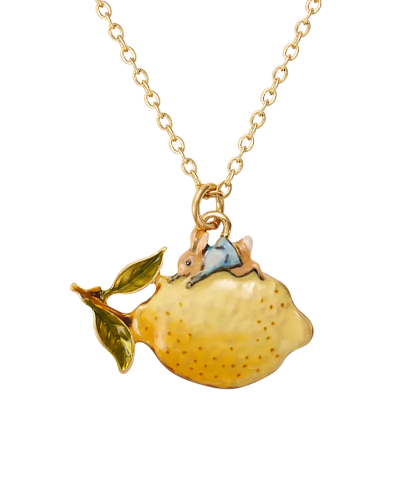 Fable England X Peter Rabbit Lemon Necklace 1