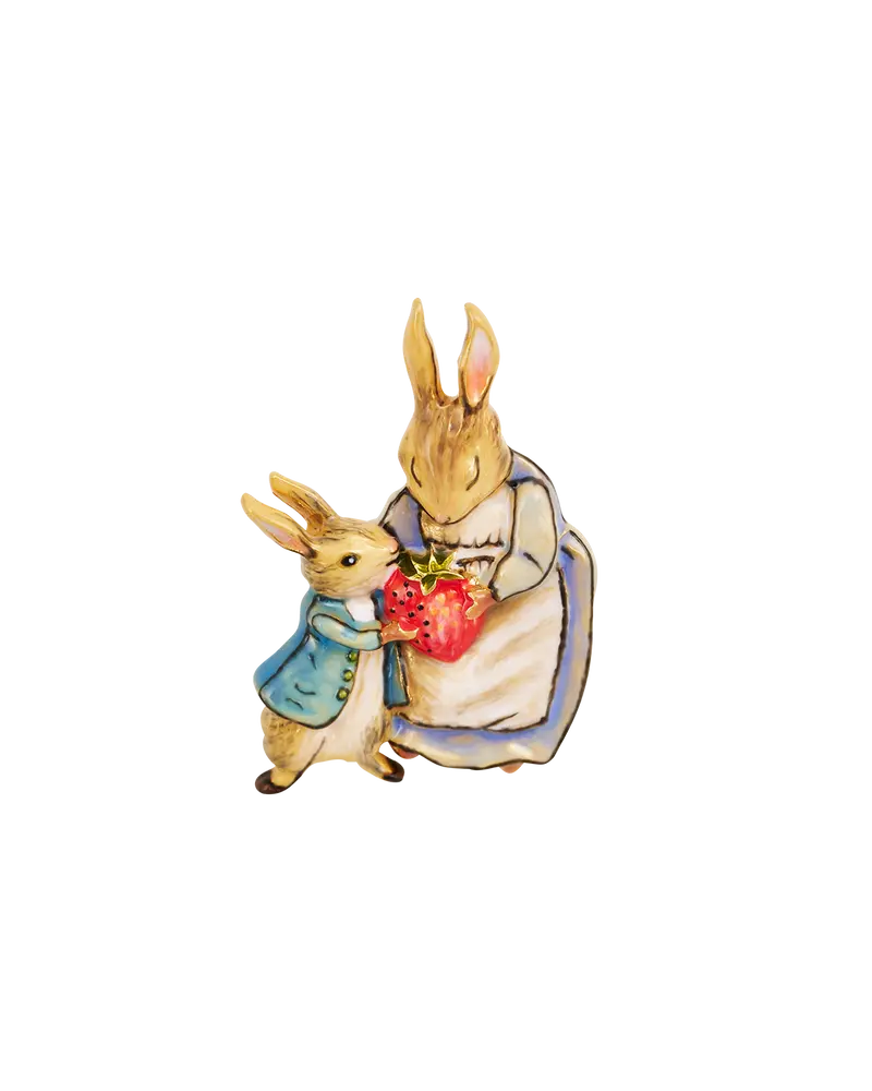 Fable England X Peter Rabbit Mrs Rabbit Brooch 1