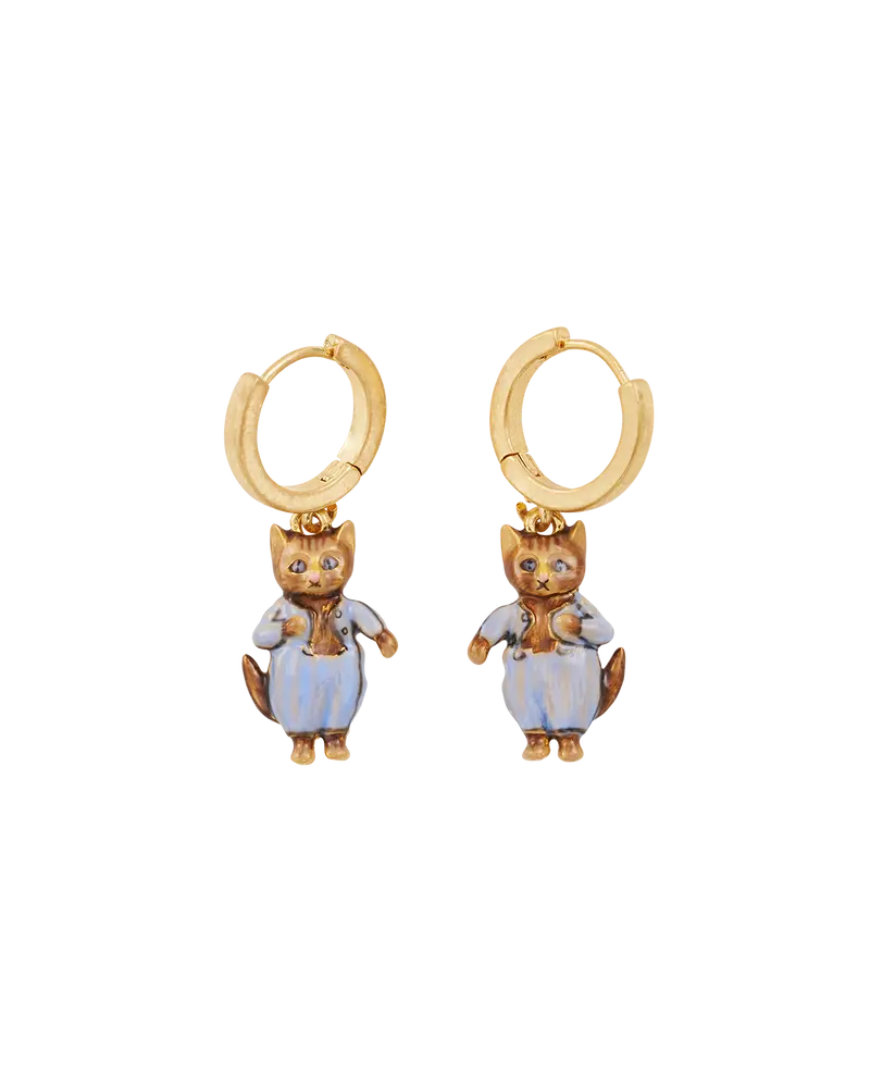 Fable England X Peter Rabbit Tom Kitten Earrings 1