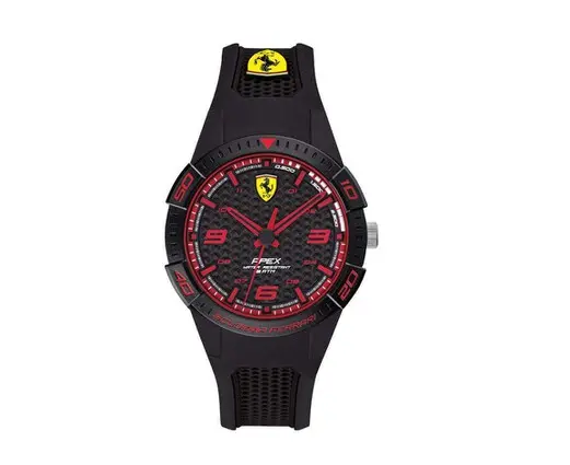 Ferrari Analog Casual Scuderia Apex Black Unisex 0840036 1