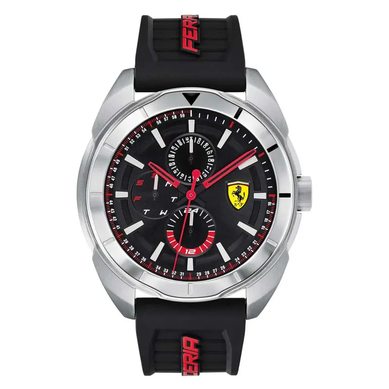 Ferrari Forza 0830546 Black Silicone Strap Men's Watch 1