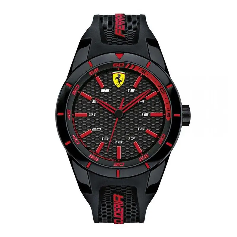 Ferrari Redrev 0830245 Black Silicone Strap Men's Watch 1