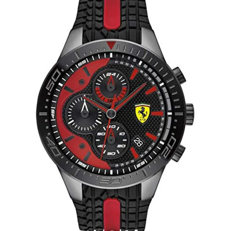 Ferrari Redrev Evo Silicone Strap Watch 0830592 Men's Watch 1