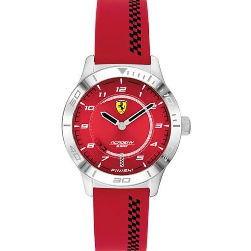 Ferrari Scuderia 0810028 Red Silicone Strap Men's Watch 1