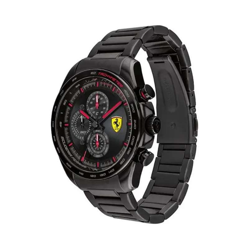 Ferrari Scuderia 0830654 Speedracer Black Stainless Steel Men Watch 2