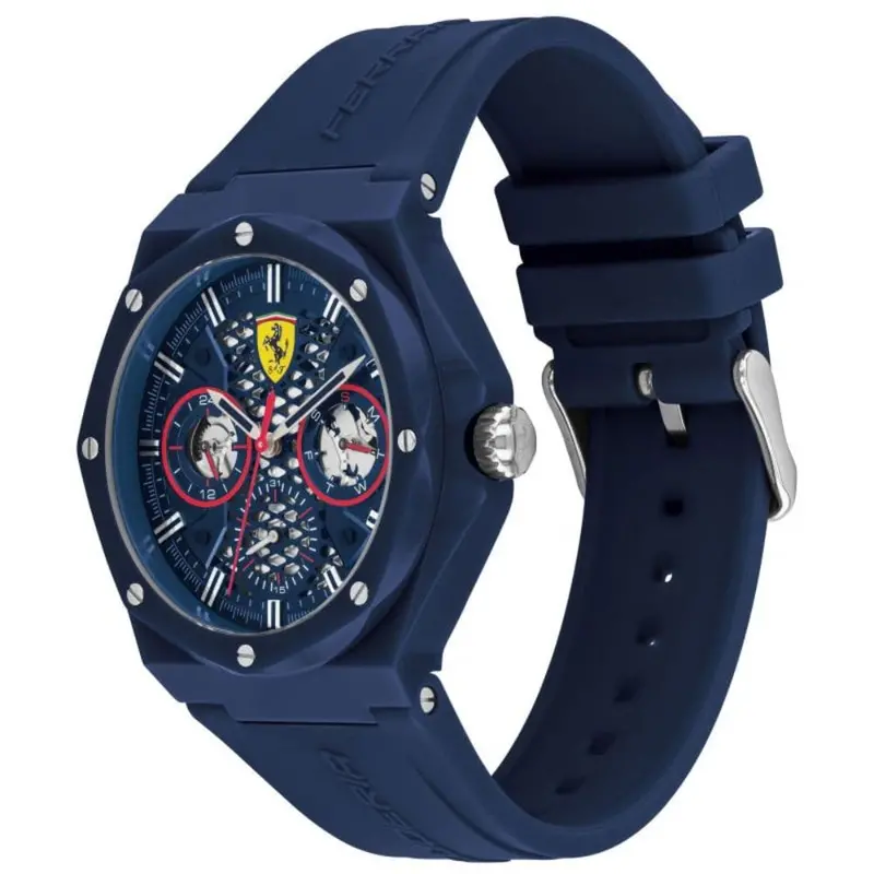 Ferrari Scuderia 0830788 Blue Rubber Strap Men's Watch 2
