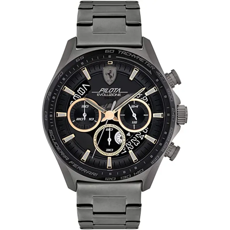 Ferrari Scuderia 0830824 Pilota Evo Grey Men's Watch 1