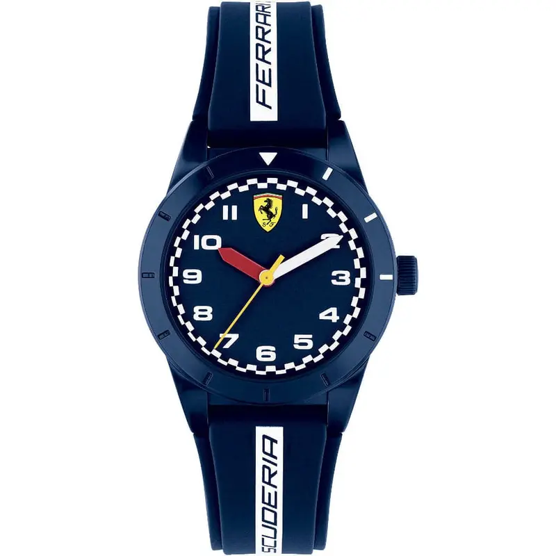 Ferrari Scuderia 0860019 Blue Silicone Kids Watch 1