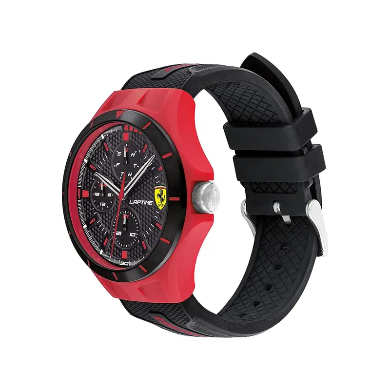 Ferrari Scuderia Lap 0830862 Time Analog Black Dial Men's Watch 2