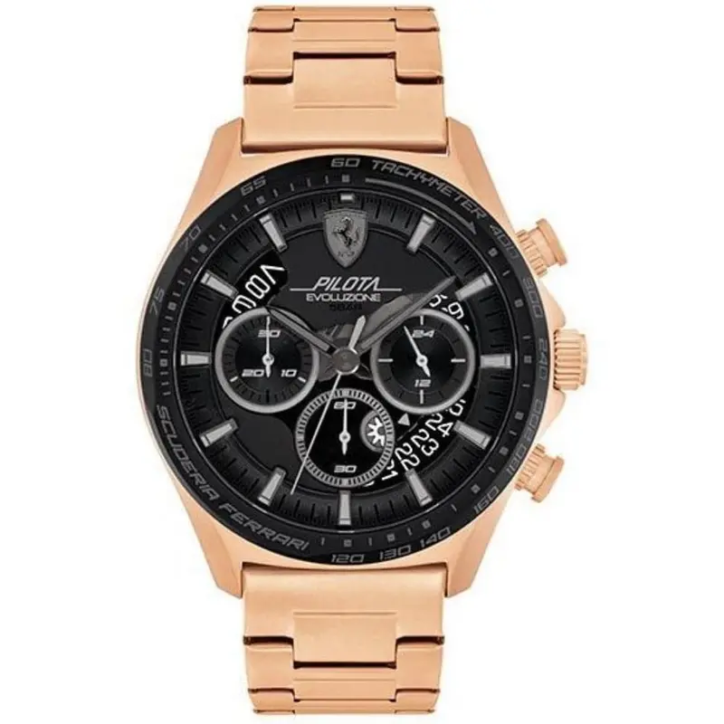Ferrari Scuderia Pilot Evo 0830825 Rose Gold Stainless Steel Men's Watch 1