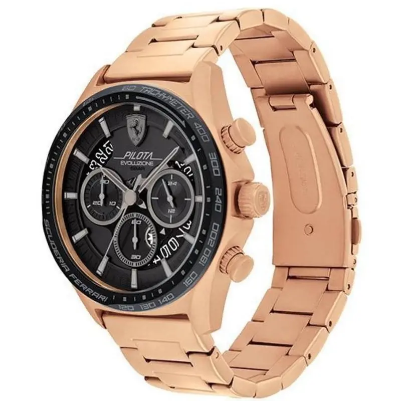 Ferrari Scuderia Pilot Evo 0830825 Rose Gold Stainless Steel Men's Watch 2