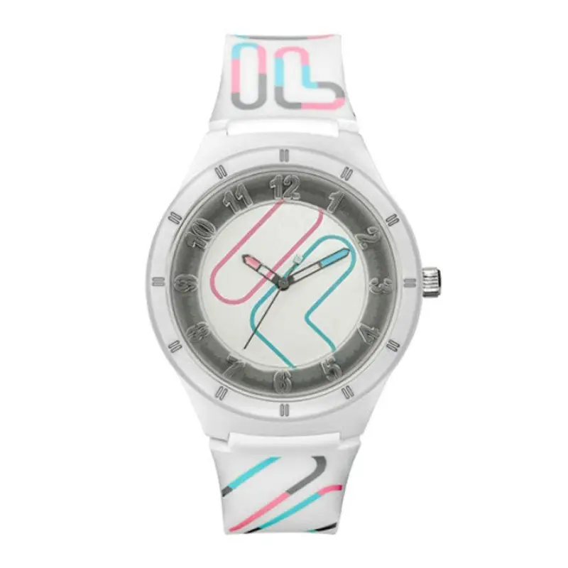 Fila 38-324-003 White Rubber Unisex's Watch 1