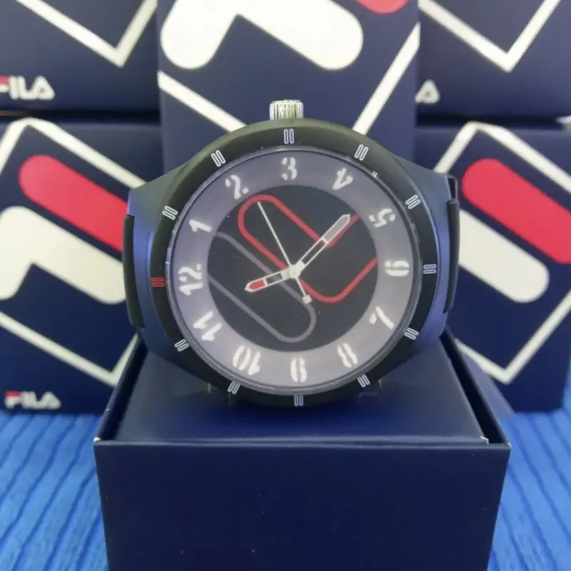Fila 38-324-004 Black Rubber Strap Unisex's Watch 2