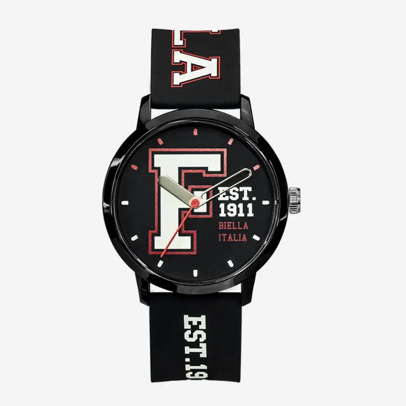 Fila Analog Black Dial Silicone Strap Unisex Watch 38-326-203 1
