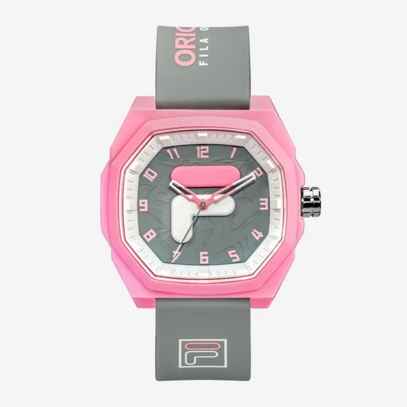 Fila Analog Gray Dial And Gray Silicone Strap Women's Watch 38-348-004 1