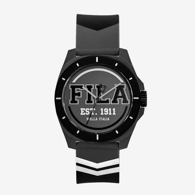 Fila Analog Gray Dial & Silicone Strap Unisex Watch 38-331-004 1