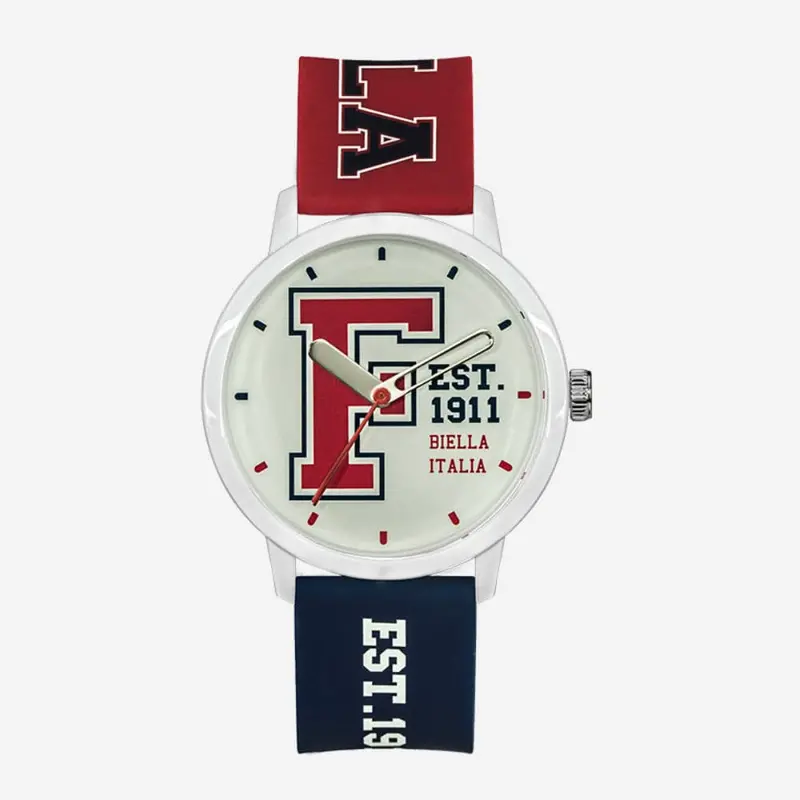 Fila Analog White Dial Multicolor Strap Unisex Watch 38-326-204 1